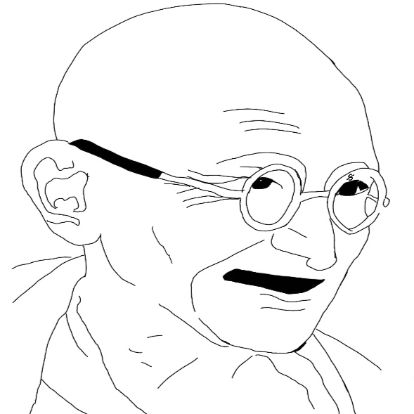 Gandhi Drawing